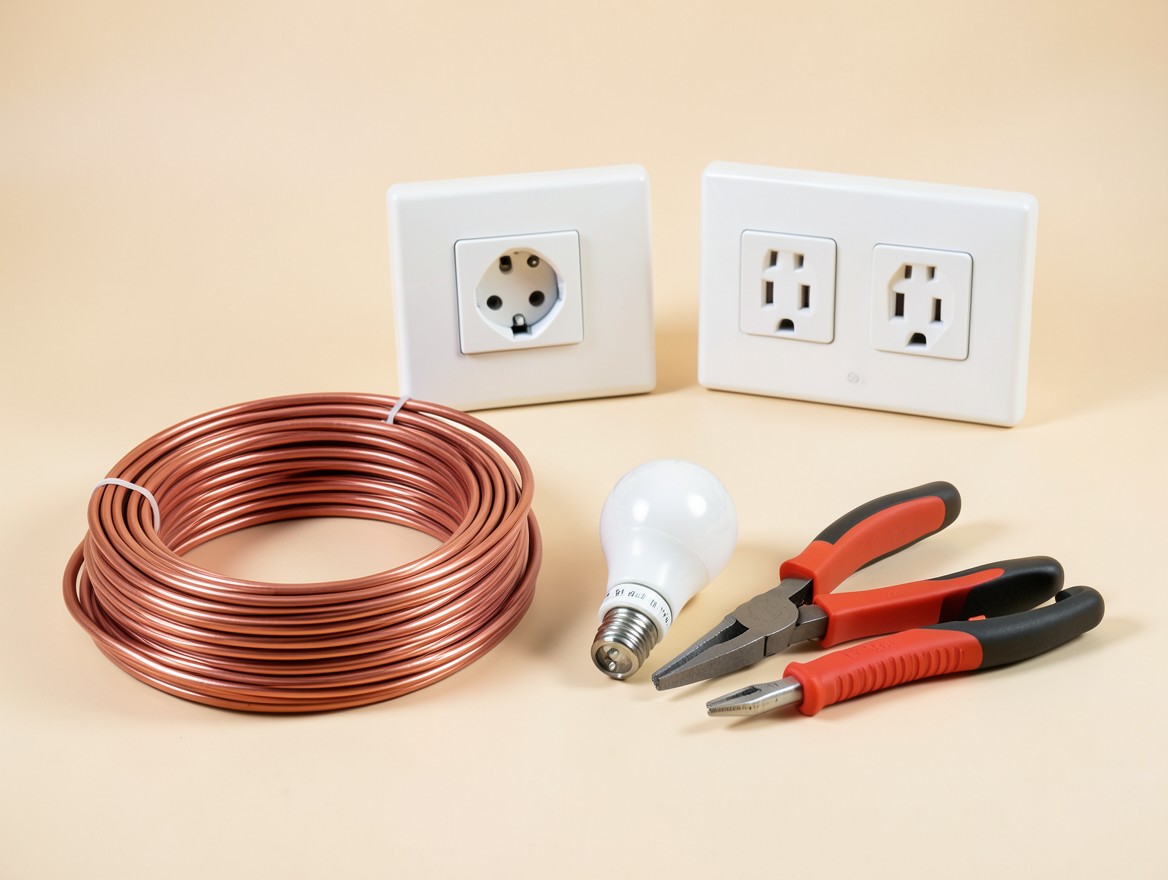 Cable, contactos y herramientas eléctricas